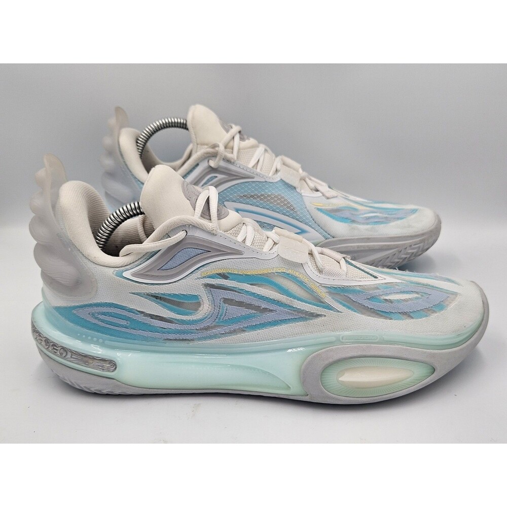 Li-Ning Wade All City 11 V2 Sky Basketball Shoes Sneakers Mens Sz 8.5 ABAT053-4